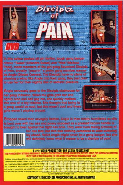 ZFX Movie The Disciplz of Pain back cover
