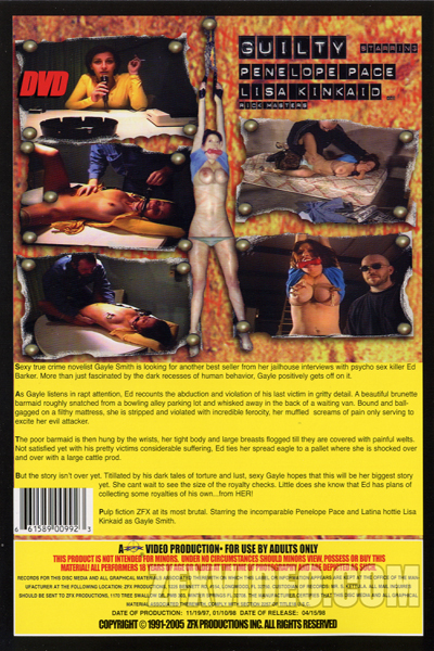 ZFX Movie Guilty back cover