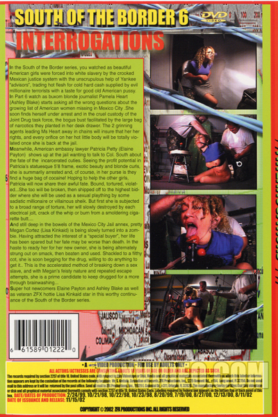 ZFX Movie South of the Border 6: Interrogations back cover