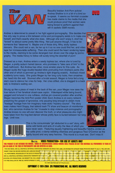 ZFX Movie The Van back cover