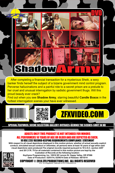 ZFX Movie Shadow Army back cover
